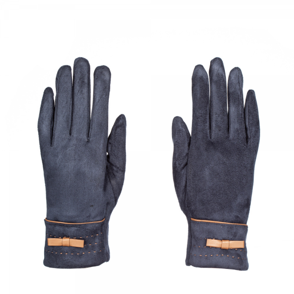Дамски ръкавици Picty тъмно син цвят, 3 - Kalapod.bg